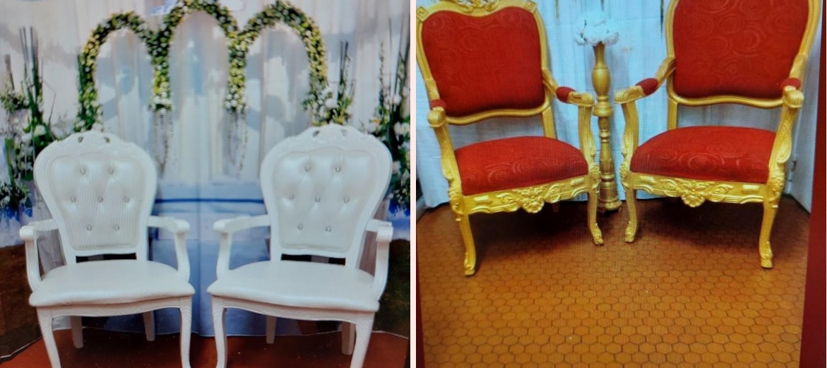 Fauteuils maries - Photo 1